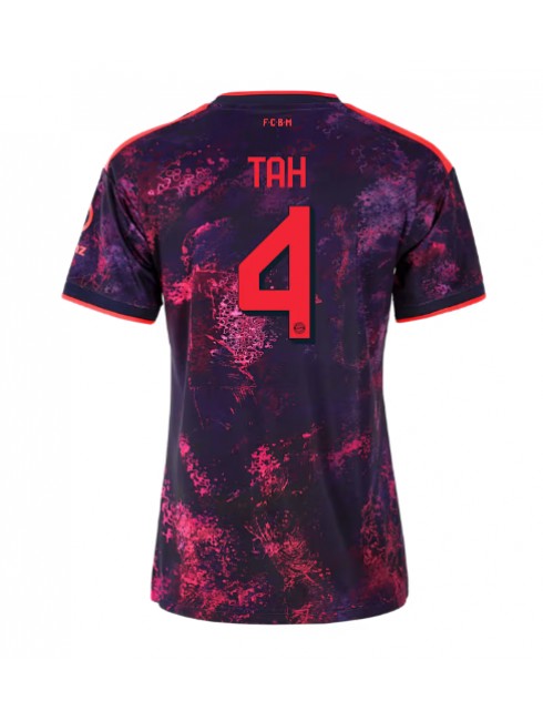 Bayern Munich Jonathan Tah #4 Replika Tredje Kläder Dam 2026-27 Kortärmad Bayern Munich Jonathan Tah #4 Replika Tredje Kläder Dam 2026-27 Kortärmad
